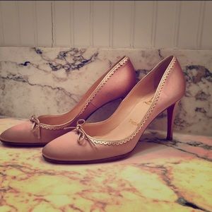 Christian Louboutin Satin Heels